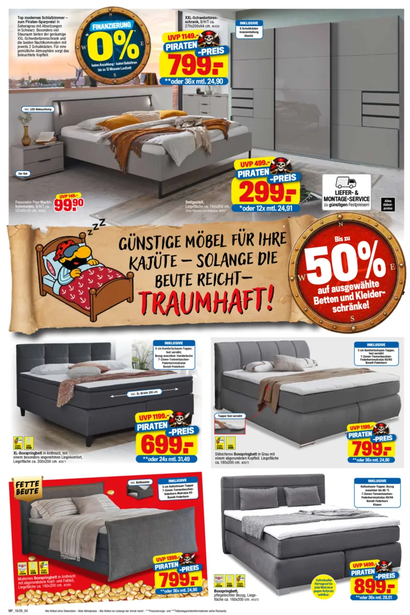 Möbelpiraten Prospekt vom 05.09.2026, Seite 4