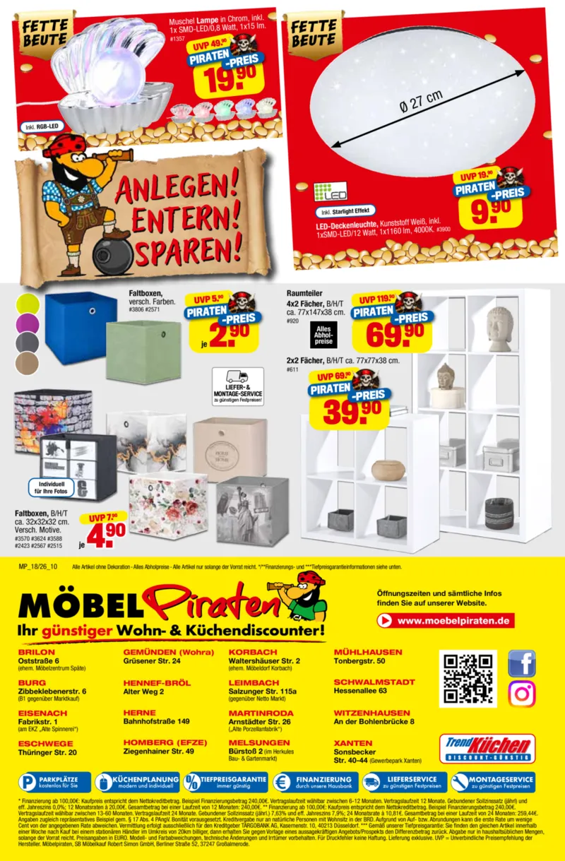 Möbelpiraten Prospekt vom 26.09.2026, Seite 10