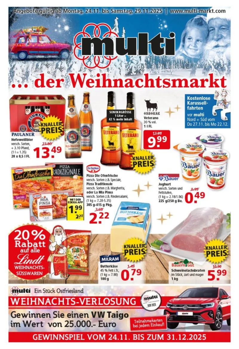 Multi Markt Prospekt vom 24.11.2025, Seite 1