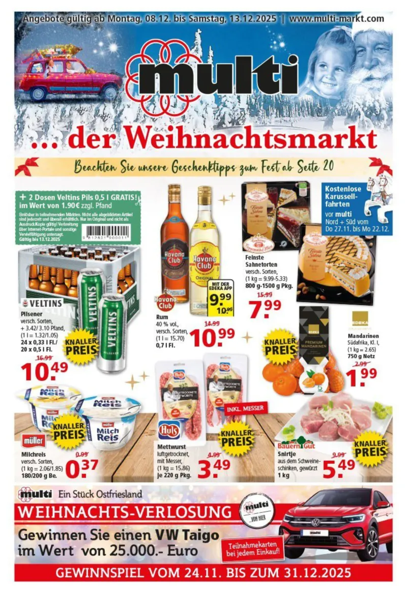 Multi Markt Prospekt vom 08.12.2025, Seite 1