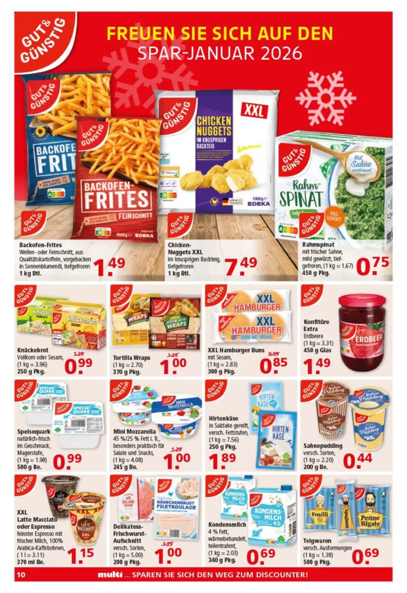 Multi Markt Prospekt vom 05.01.2026, Seite 10