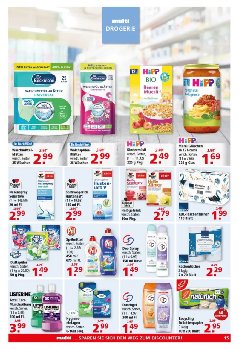 Multi Markt Prospekt vom 05.01.2026, Seite 15