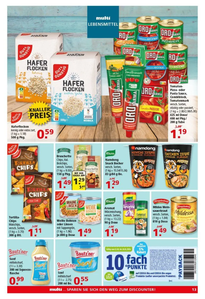 Multi Markt Prospekt vom 12.01.2026, Seite 13