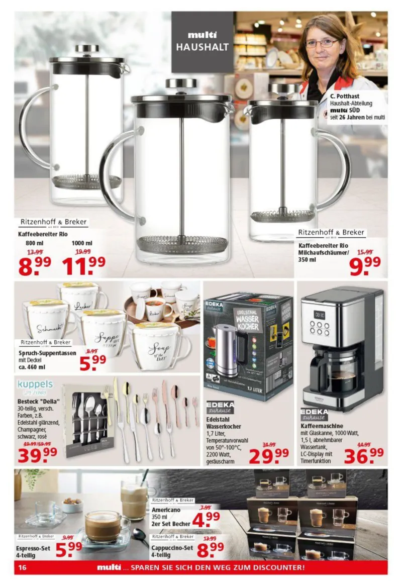 Multi Markt Prospekt vom 12.01.2026, Seite 16