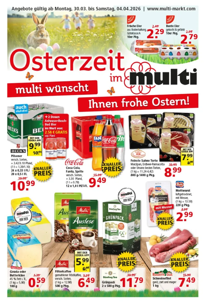 Multi Markt Prospekt vom 30.03.2026, Seite 1