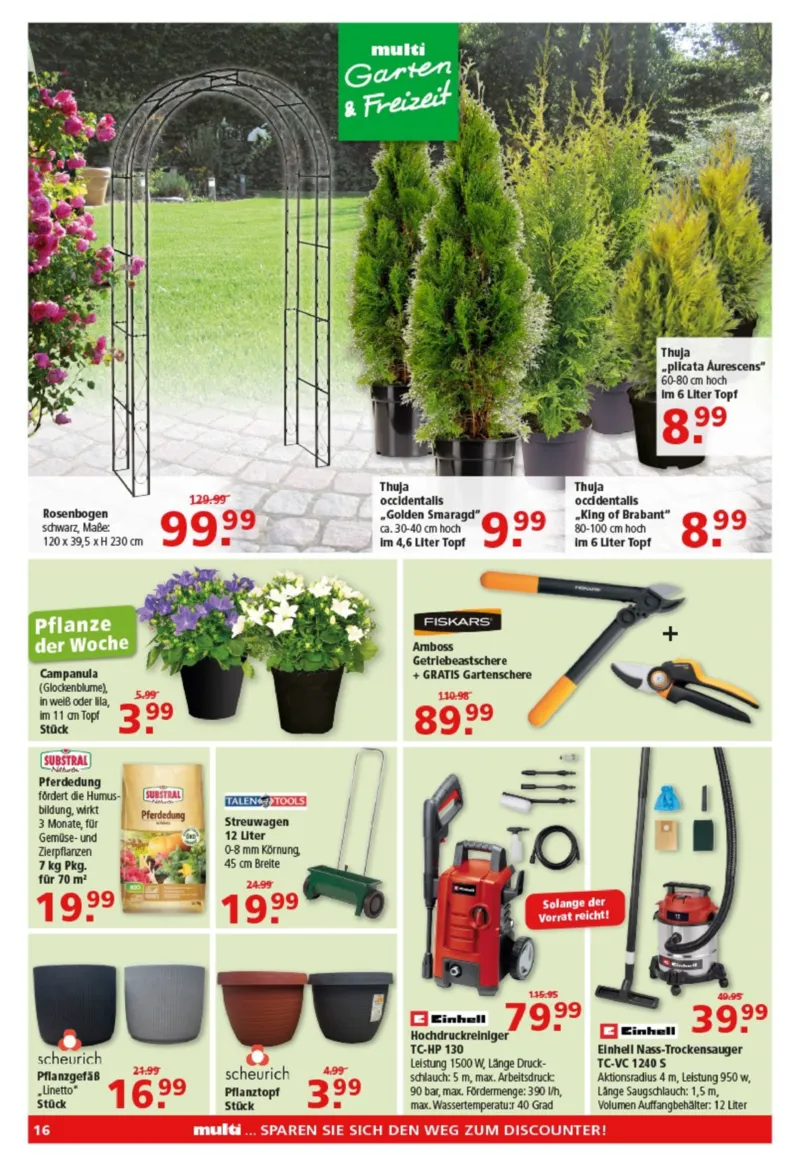 Multi Markt Prospekt vom 13.04.2026, Seite 16