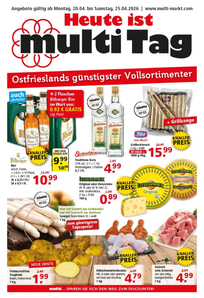 Multi Markt Prospekt vom 20.04.2026, Seite 1