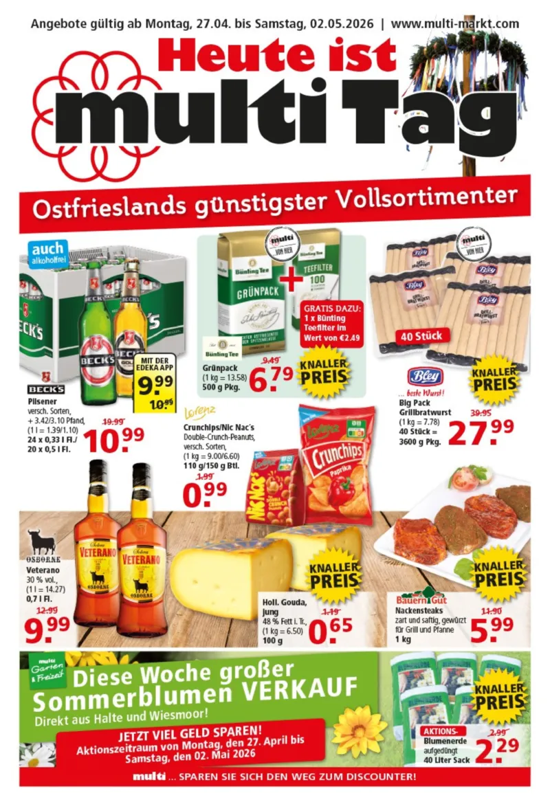 Multi Markt Prospekt vom 27.04.2026, Seite 1