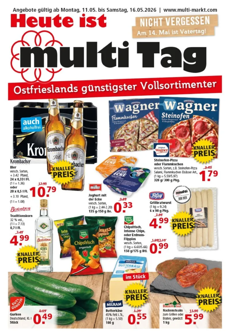 Multi Markt Prospekt vom 11.05.2026, Seite 1