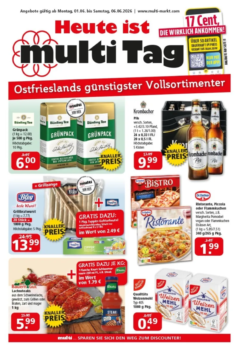 Multi Markt Prospekt vom 01.06.2026, Seite 1