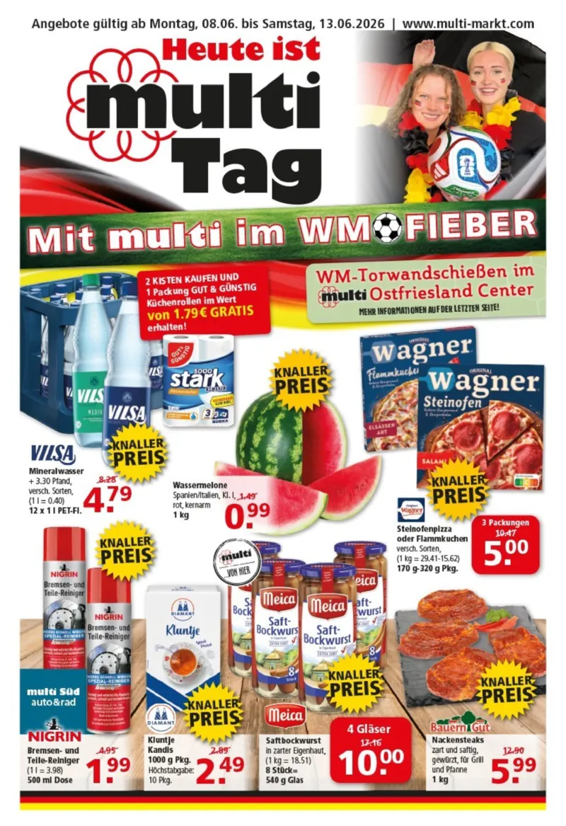 Multi Markt Prospekt vom 08.06.2026, Seite 1