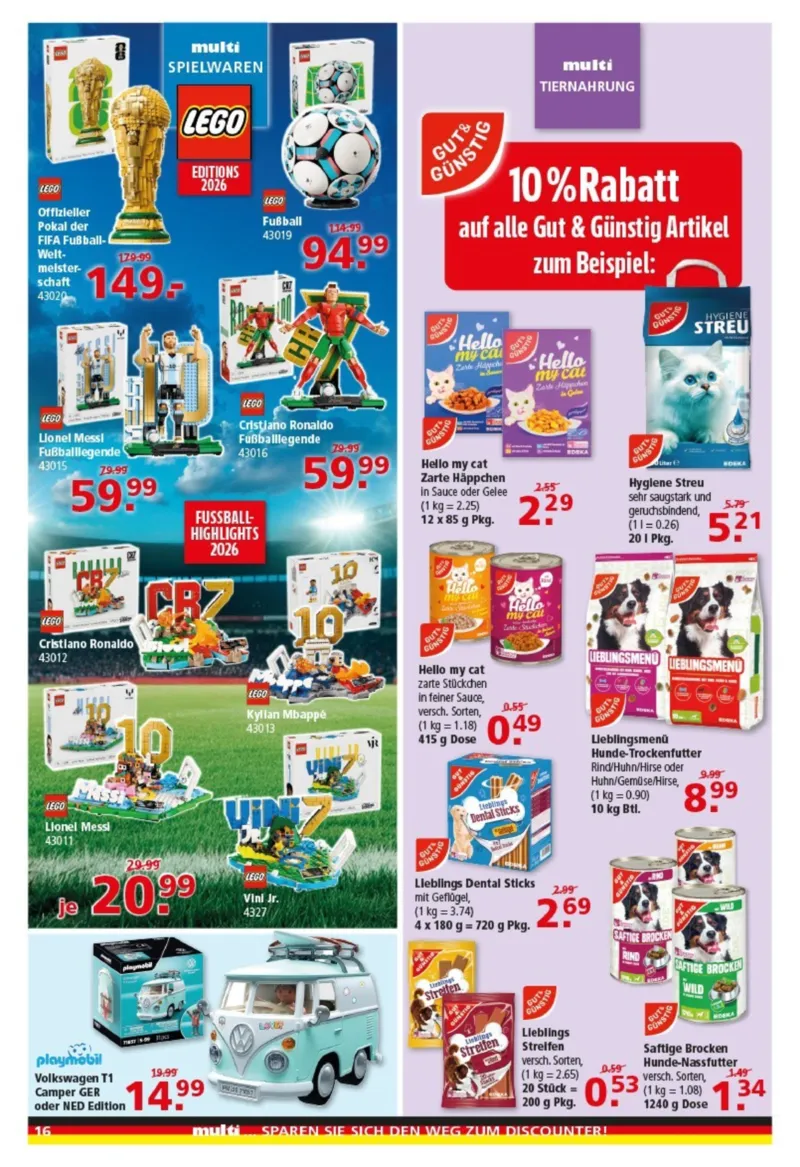 Multi Markt Prospekt vom 08.06.2026, Seite 16