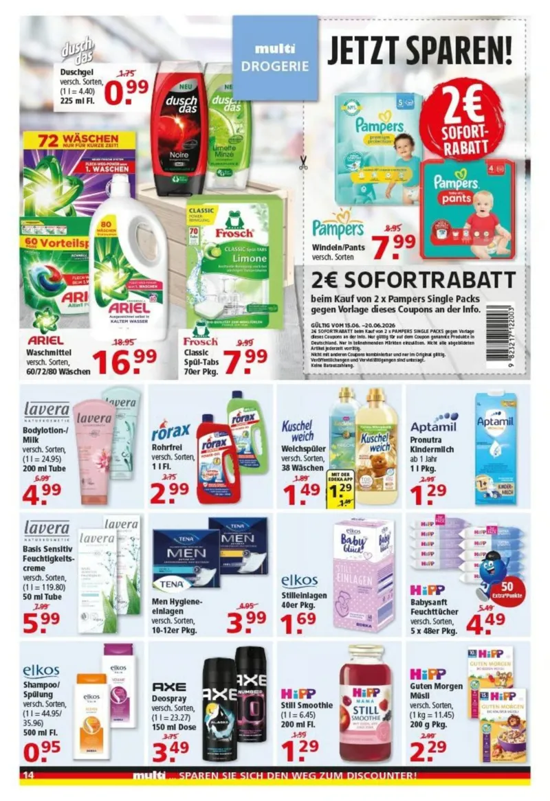 Multi Markt Prospekt vom 15.06.2026, Seite 14