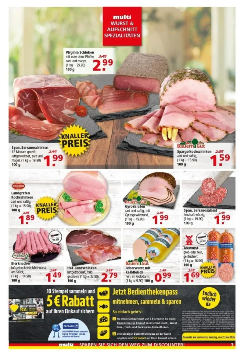 Multi Markt Prospekt vom 15.06.2026, Seite 3