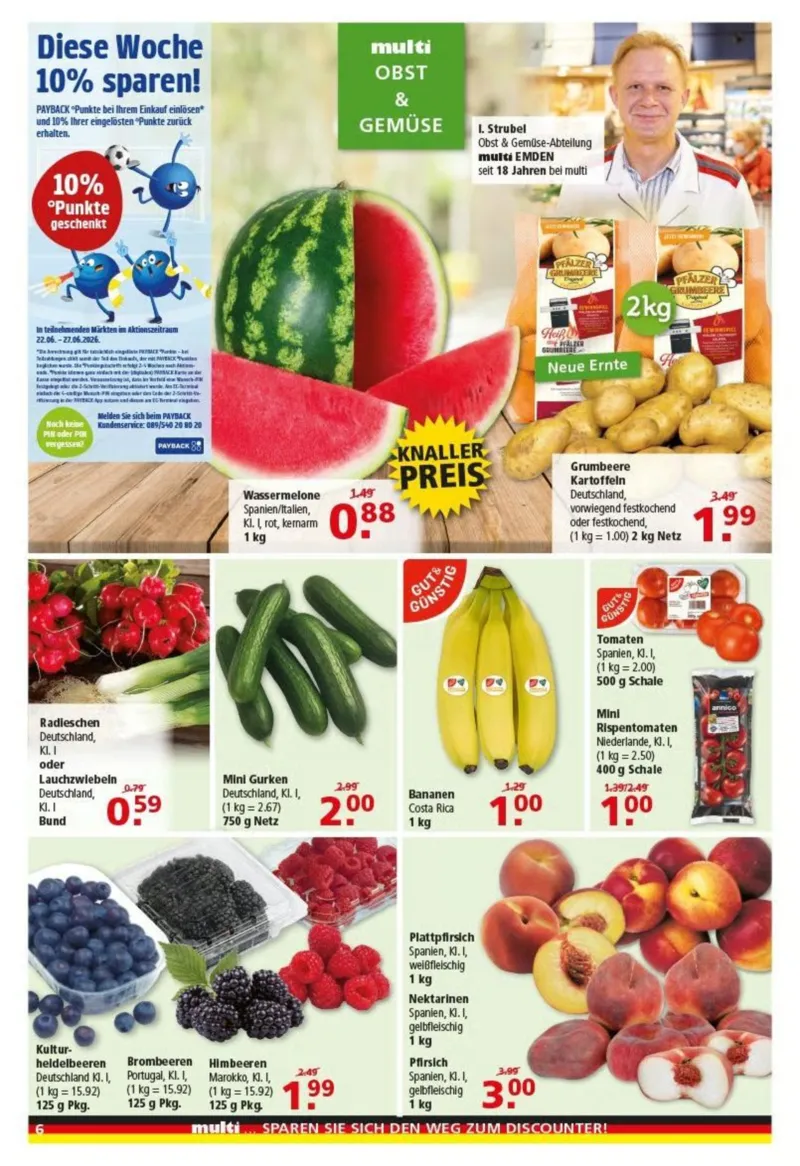 Multi Markt Prospekt vom 22.06.2026, Seite 6