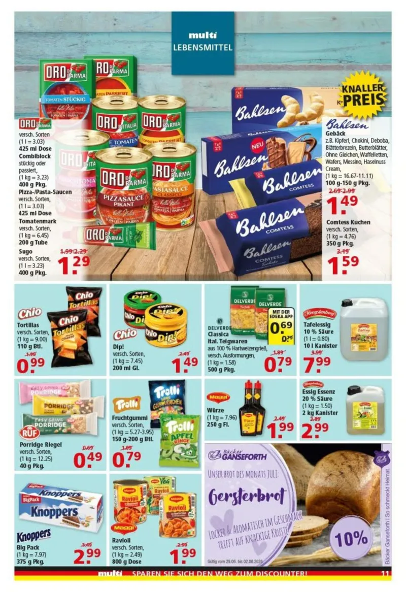 Multi Markt Prospekt vom 29.06.2026, Seite 11