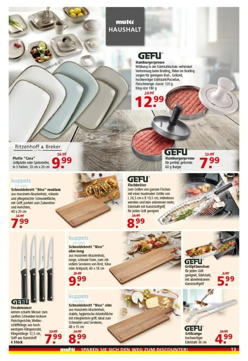 Multi Markt Prospekt vom 29.06.2026, Seite 13