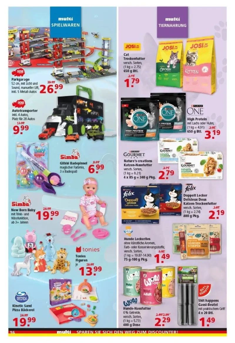 Multi Markt Prospekt vom 06.07.2026, Seite 16