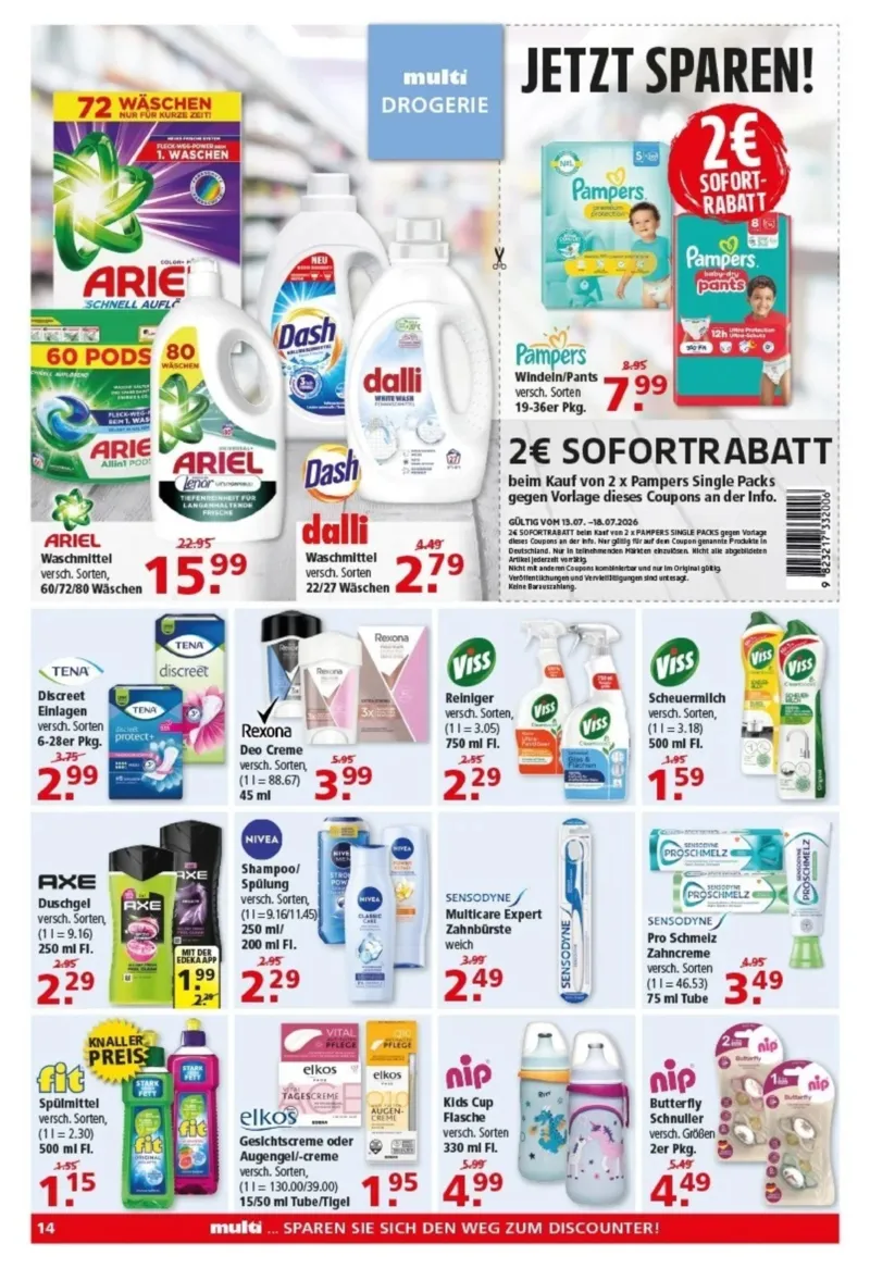 Multi Markt Prospekt vom 13.07.2026, Seite 14