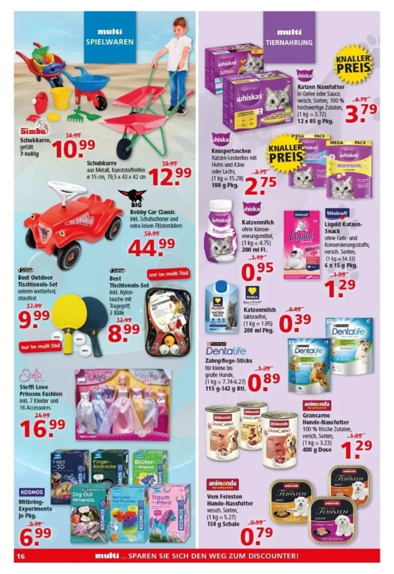 Multi Markt Prospekt vom 20.07.2026, Seite 16