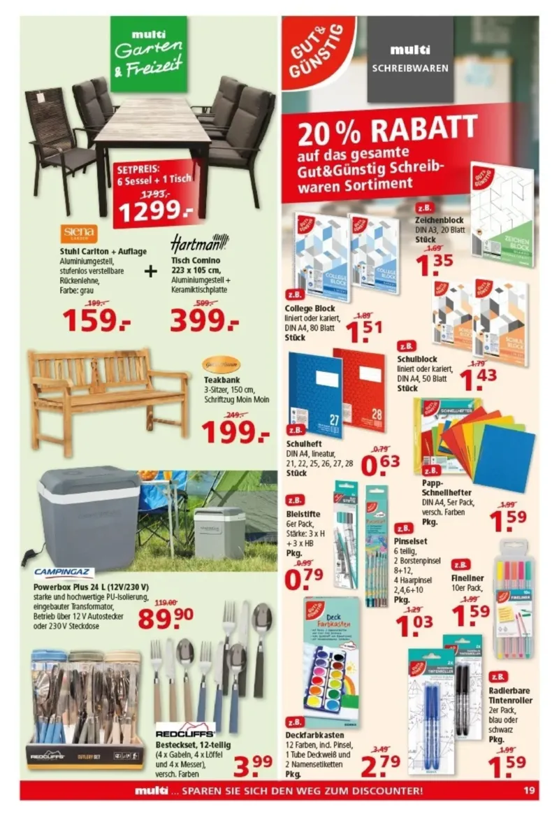 Multi Markt Prospekt vom 20.07.2026, Seite 19