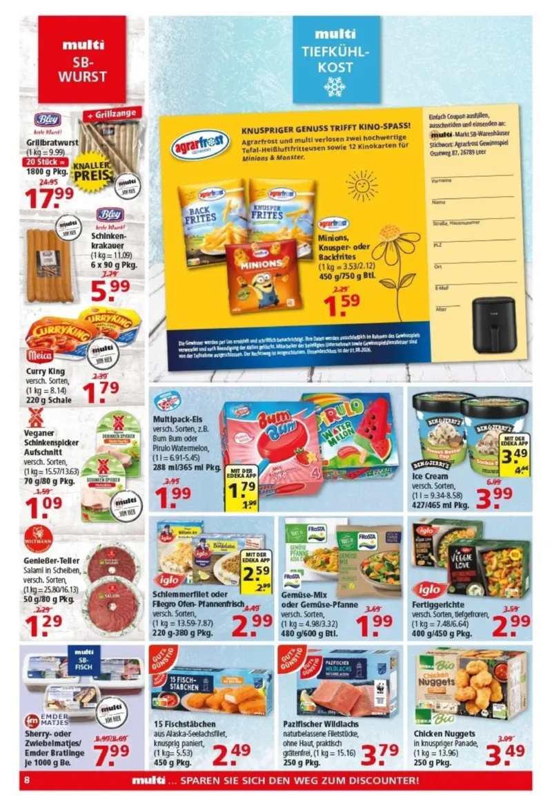 Multi Markt Prospekt vom 20.07.2026, Seite 8