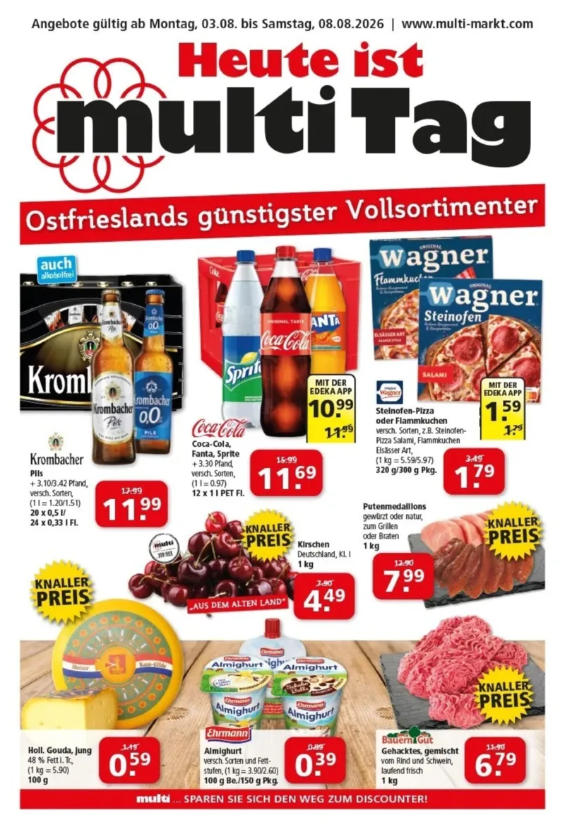Multi Markt Prospekt vom 03.08.2026, Seite 1