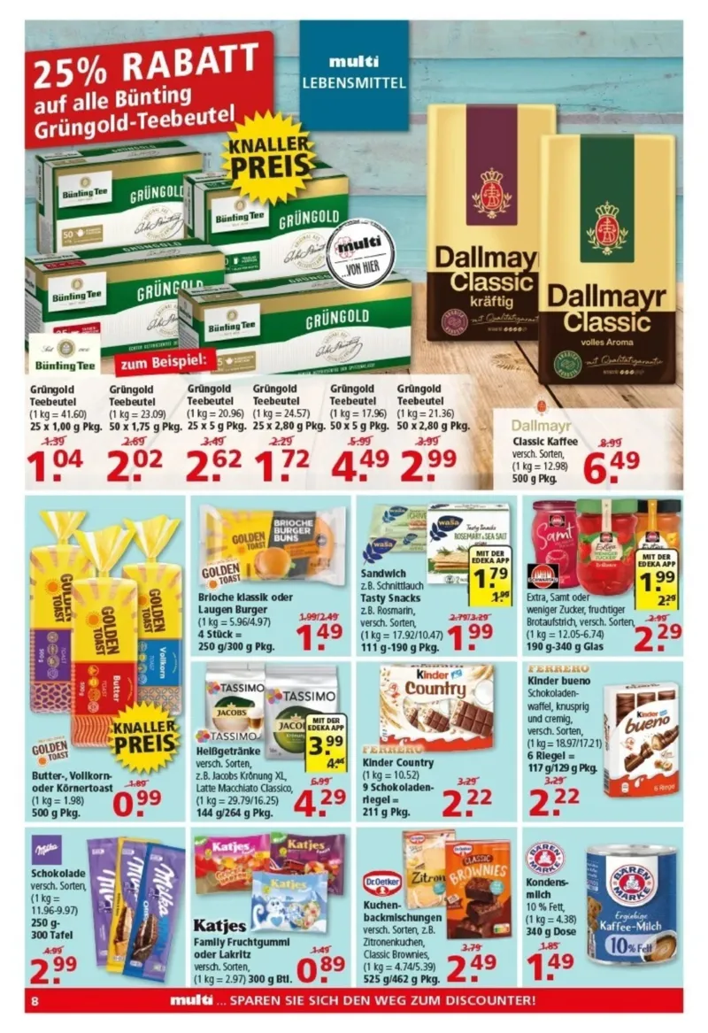 Multi Markt Prospekt vom 03.08.2026, Seite 8