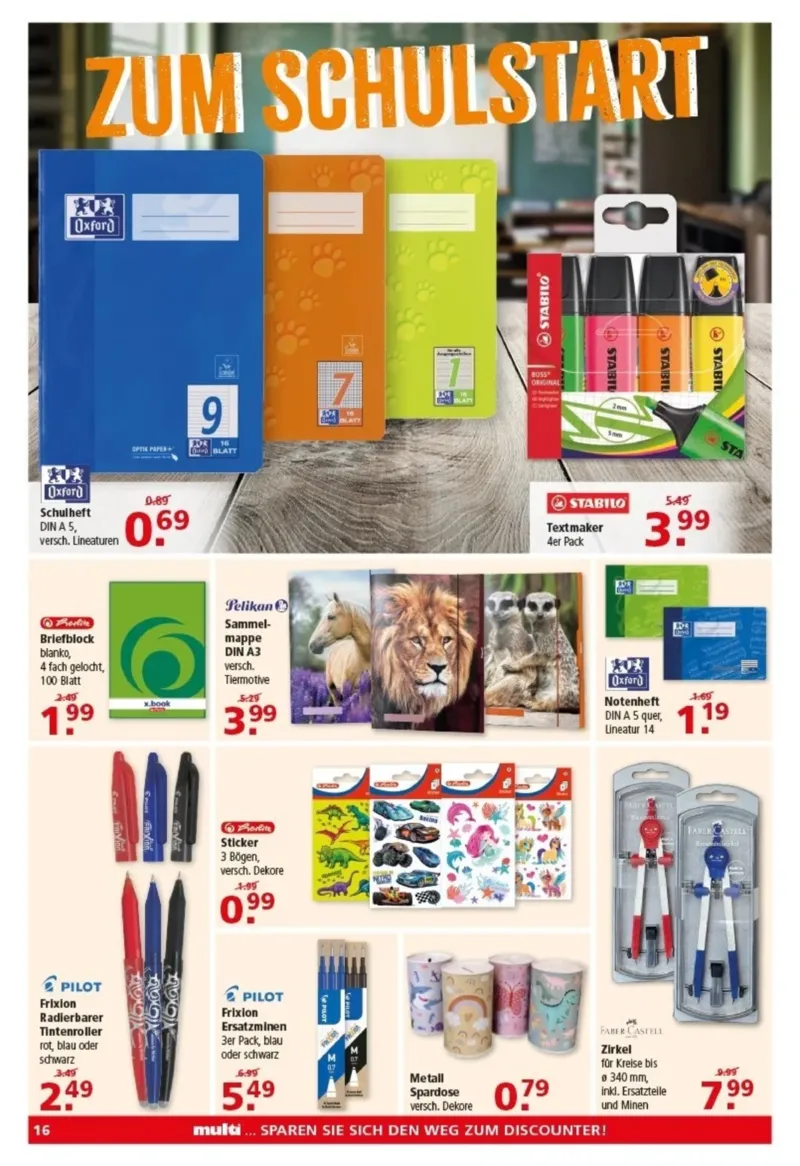 Multi Markt Prospekt vom 10.08.2026, Seite 16