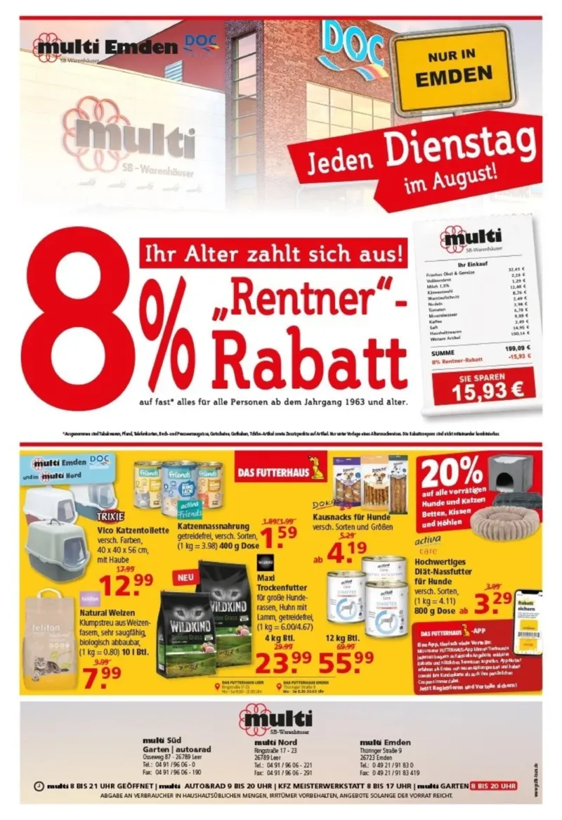 Multi Markt Prospekt vom 10.08.2026, Seite 21
