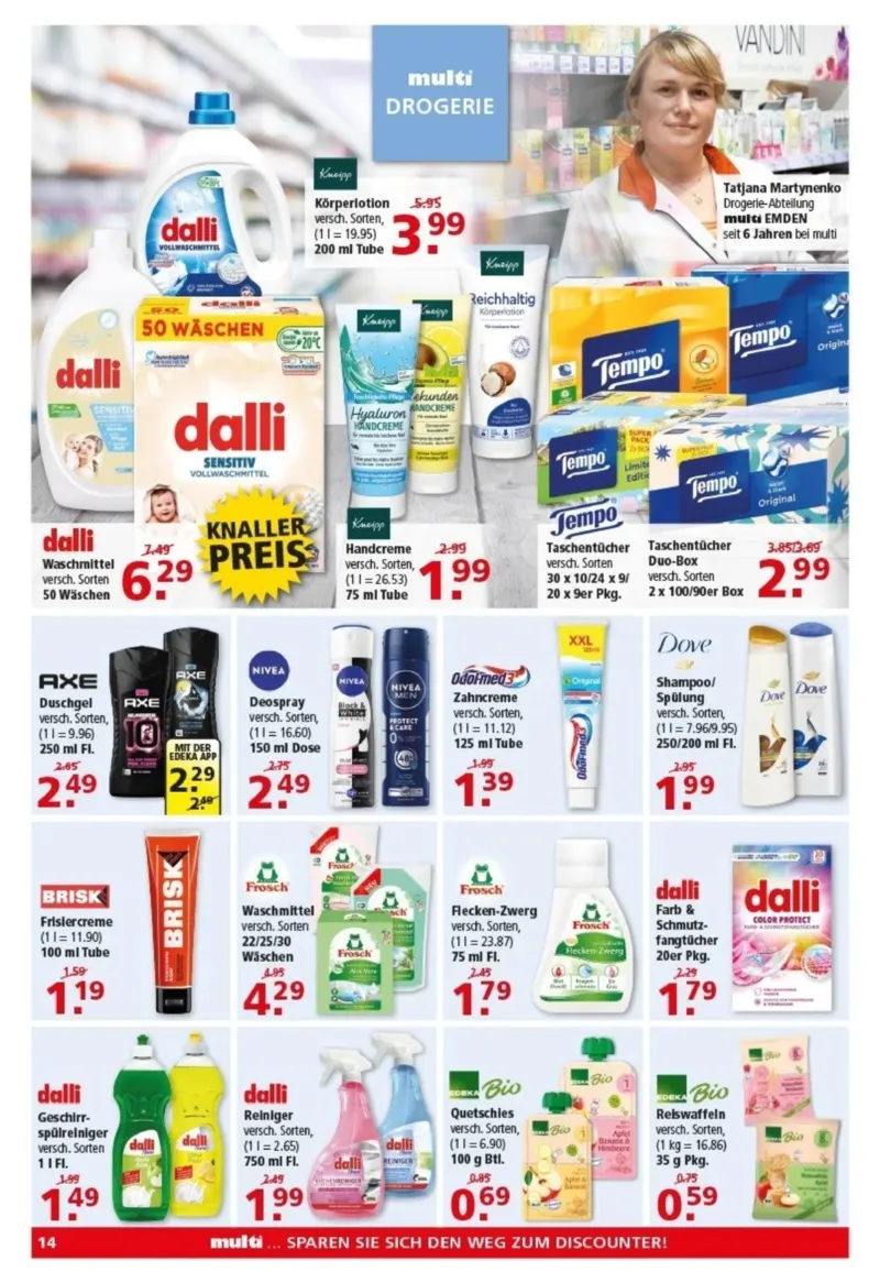 Multi Markt Prospekt vom 31.08.2026, Seite 14