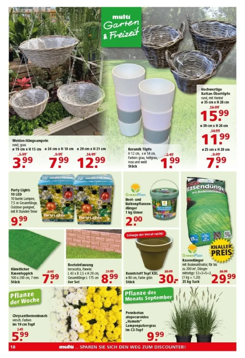 Multi Markt Prospekt vom 31.08.2026, Seite 18