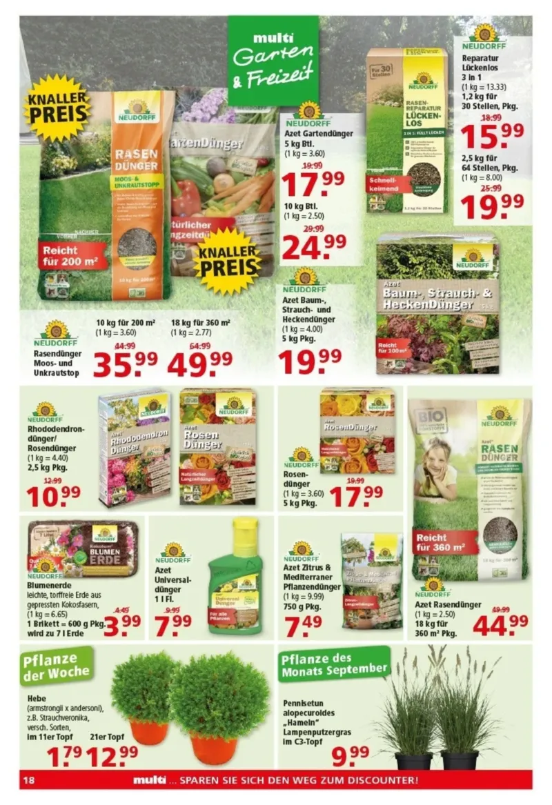 Multi Markt Prospekt vom 07.09.2026, Seite 18