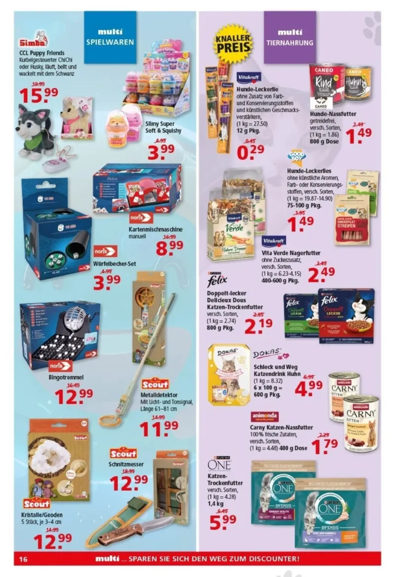Multi Markt Prospekt vom 14.09.2026, Seite 16