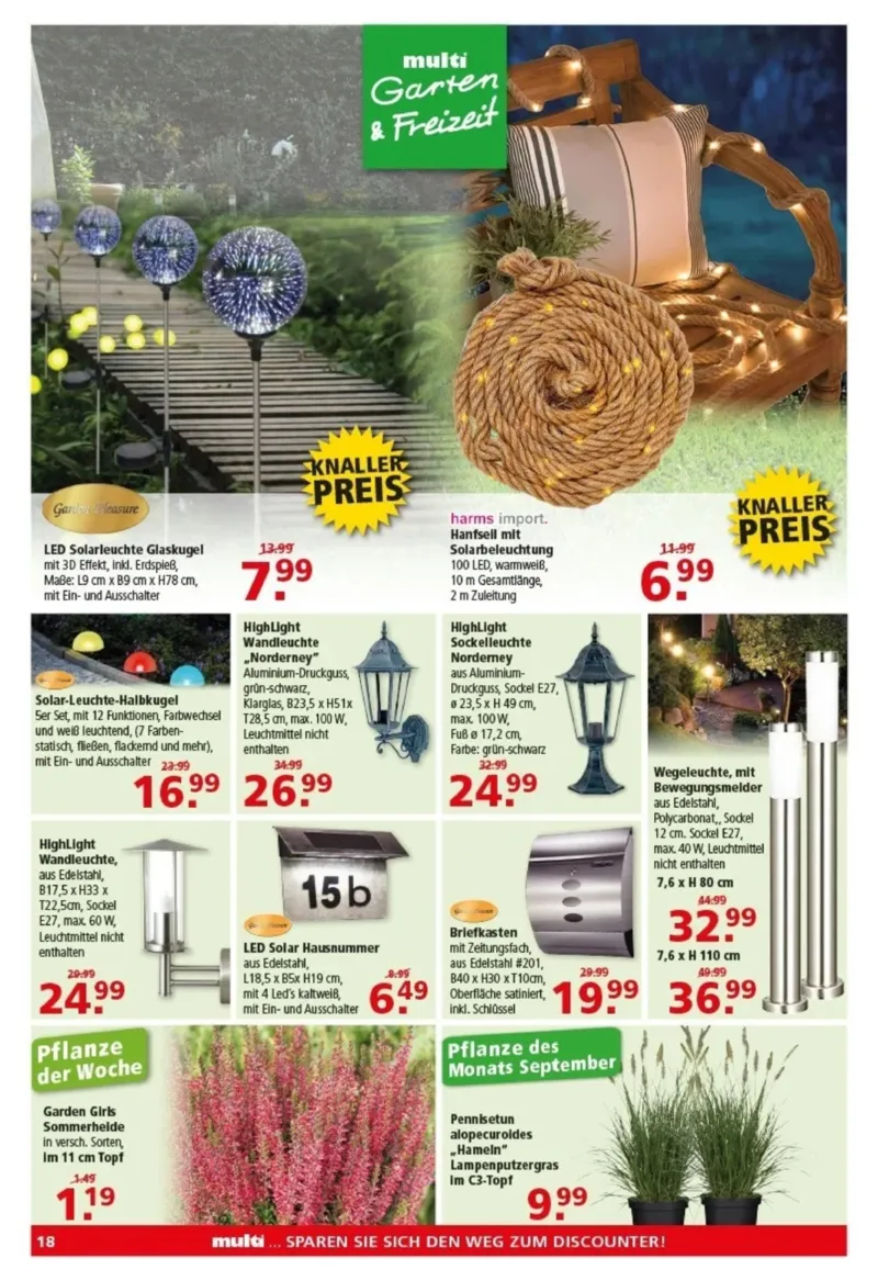 Multi Markt Prospekt vom 14.09.2026, Seite 18