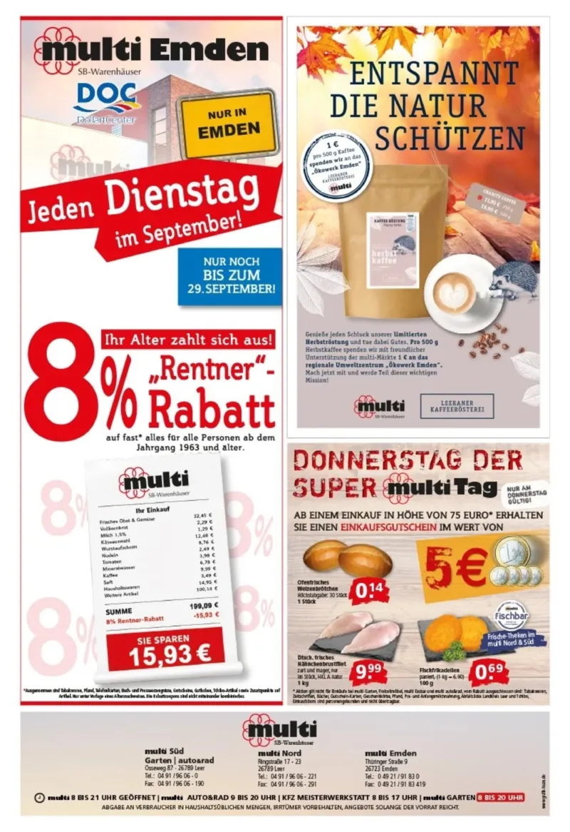 Multi Markt Prospekt vom 21.09.2026, Seite 21