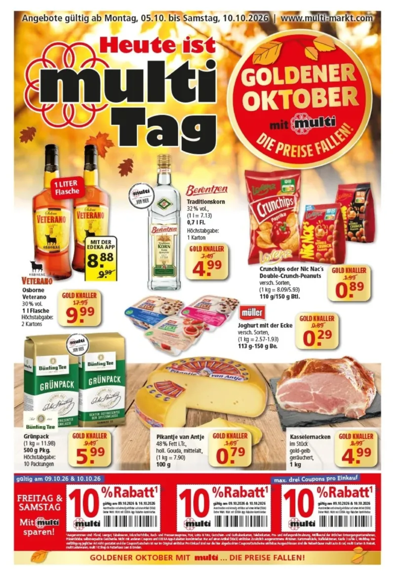 Multi Markt Prospekt vom 05.10.2026, Seite 1