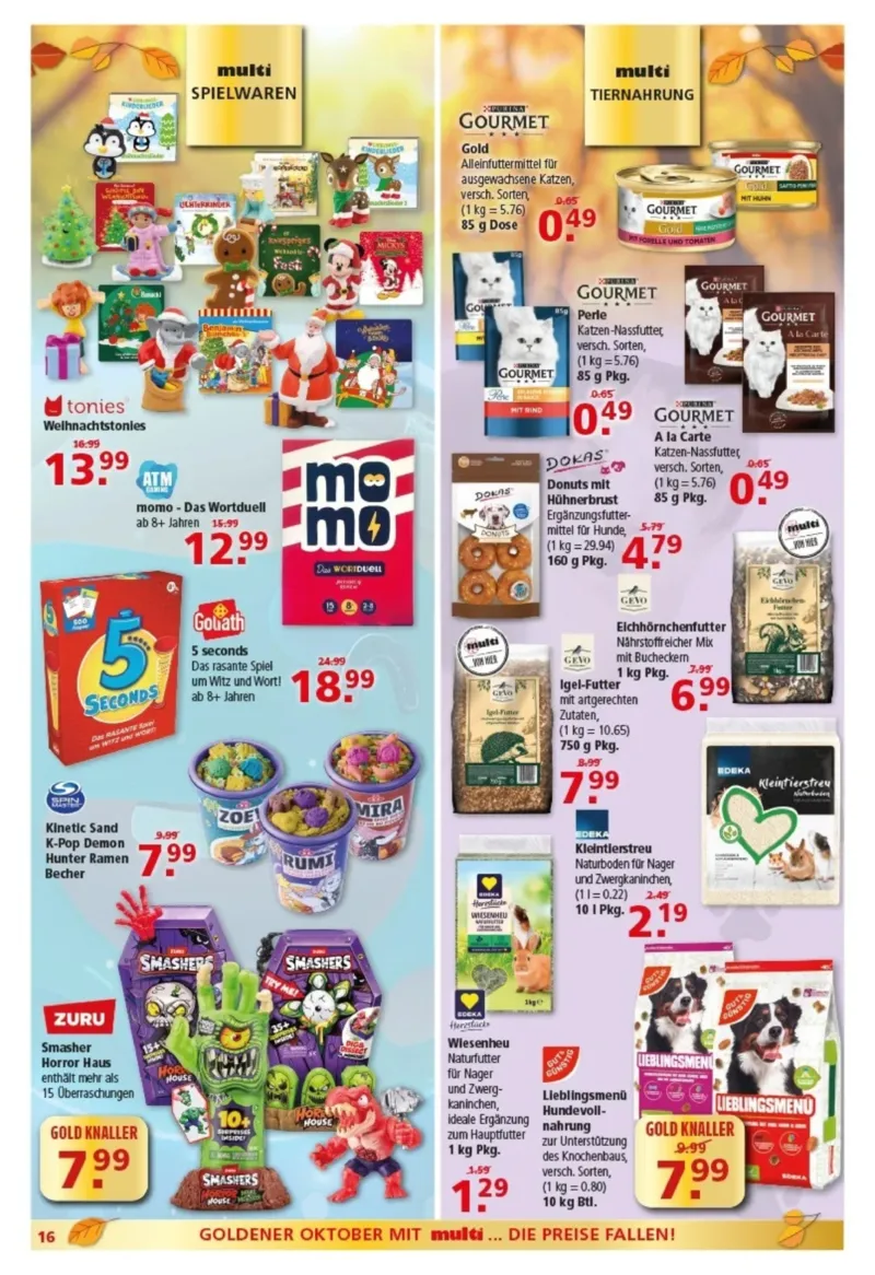 Multi Markt Prospekt vom 05.10.2026, Seite 16