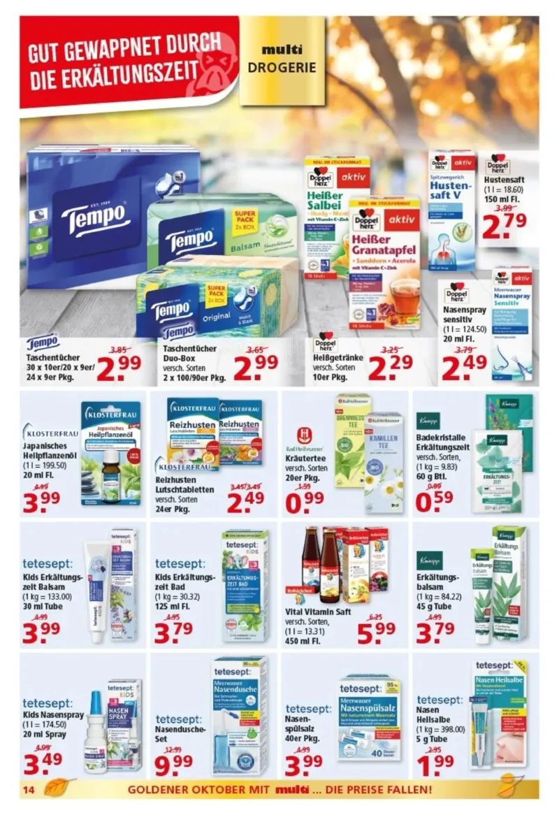 Multi Markt Prospekt vom 12.10.2026, Seite 14