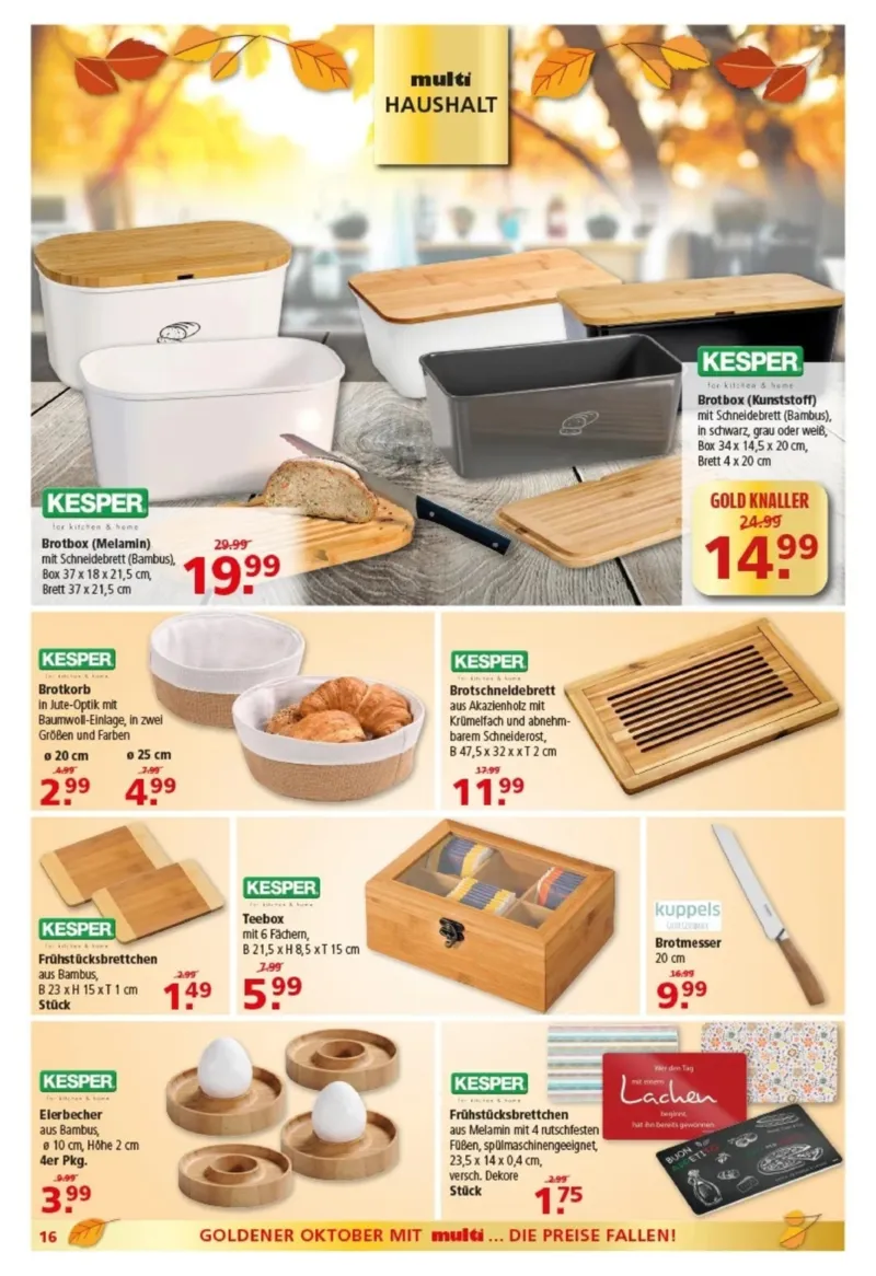 Multi Markt Prospekt vom 19.10.2026, Seite 16