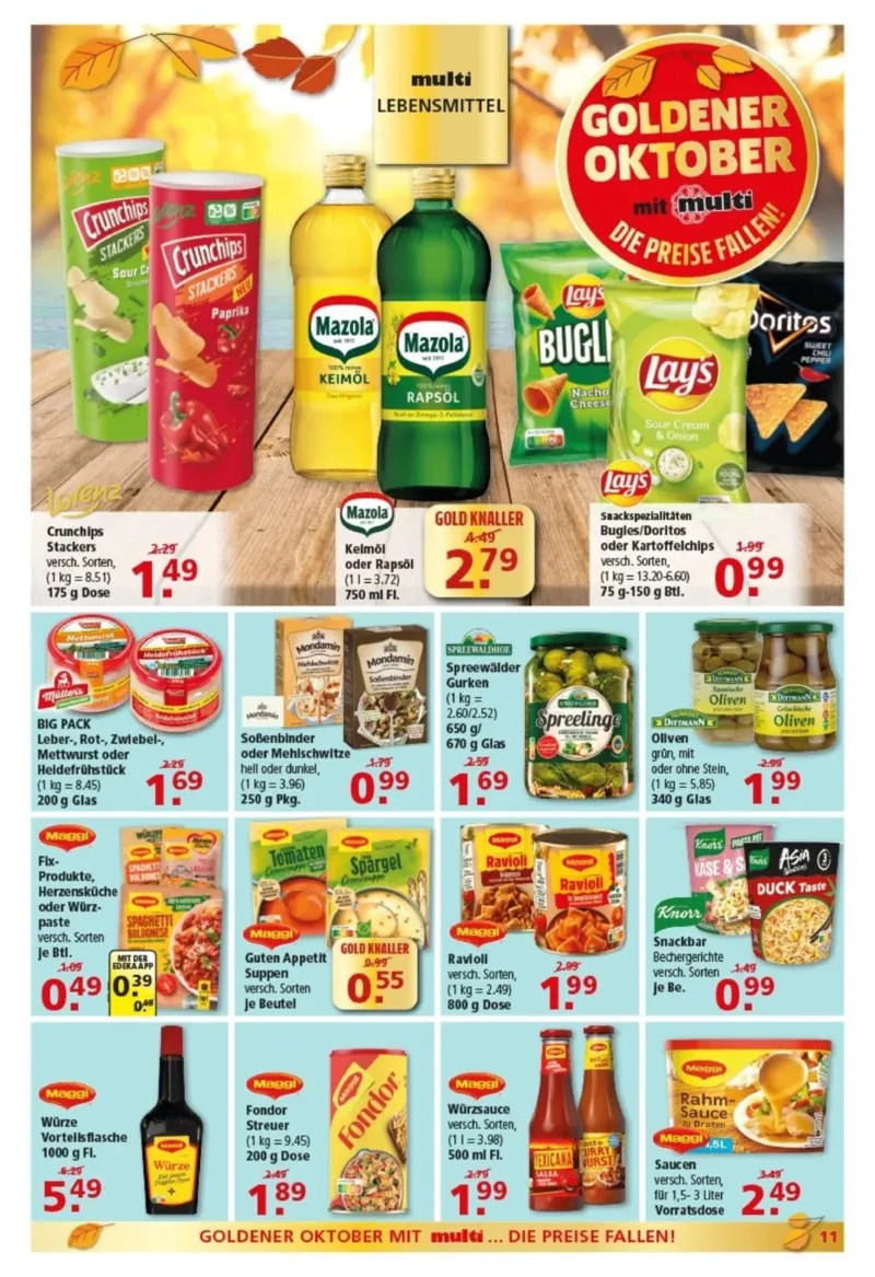 Multi Markt Prospekt vom 26.10.2026, Seite 11
