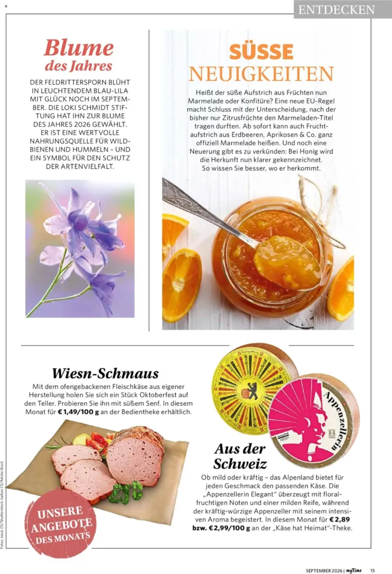 myTime.de Prospekt vom 01.09.2026, Seite 15