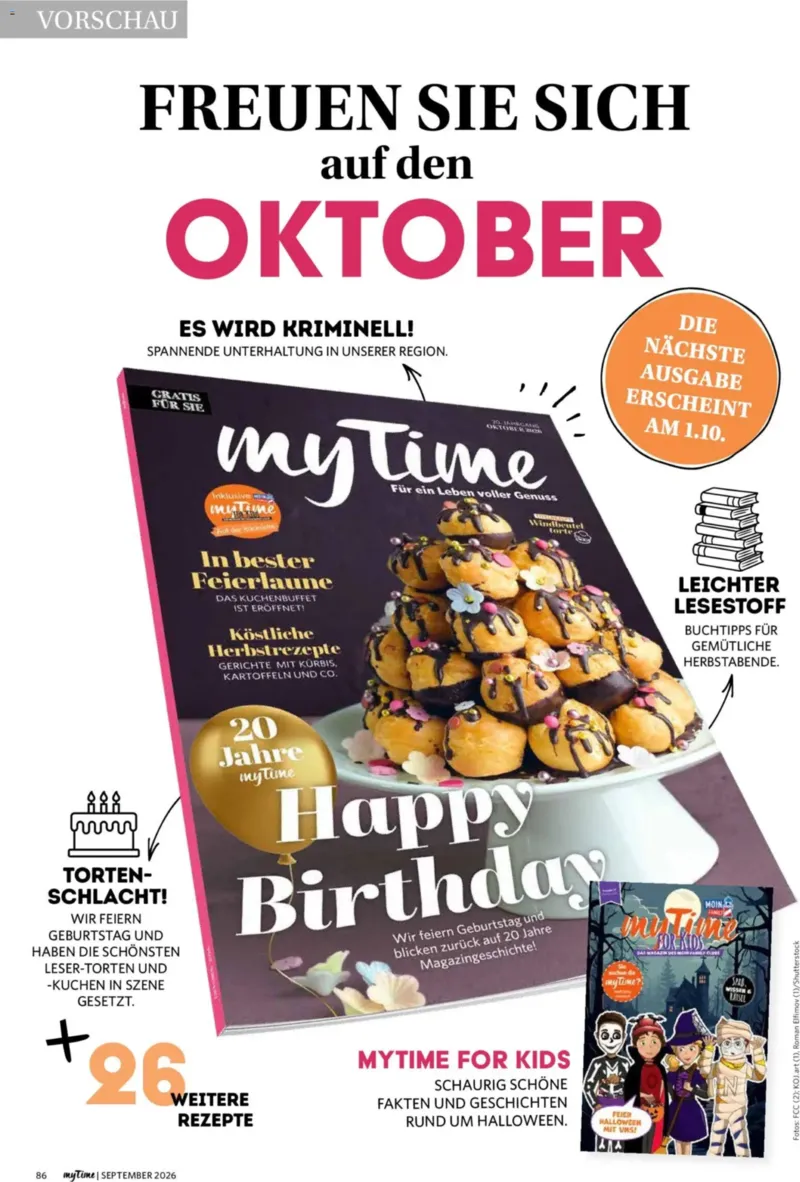 myTime.de Prospekt vom 01.09.2026, Seite 86