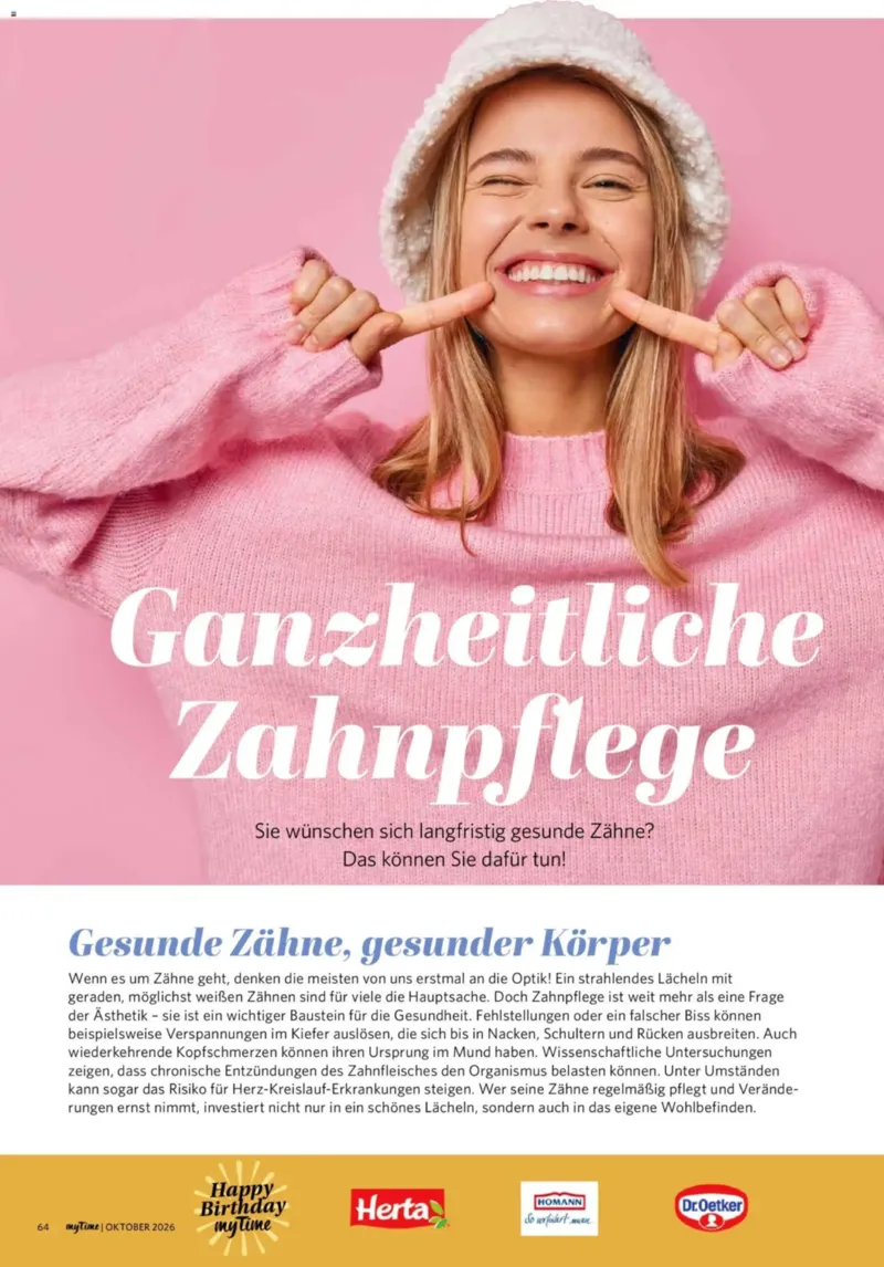 myTime.de Prospekt vom 01.10.2026, Seite 64