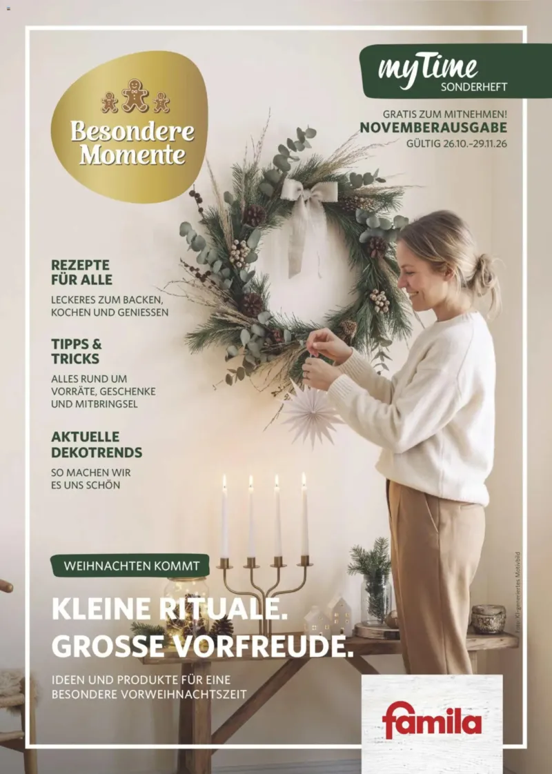 myTime.de Prospekt vom 26.10.2026, Seite 1