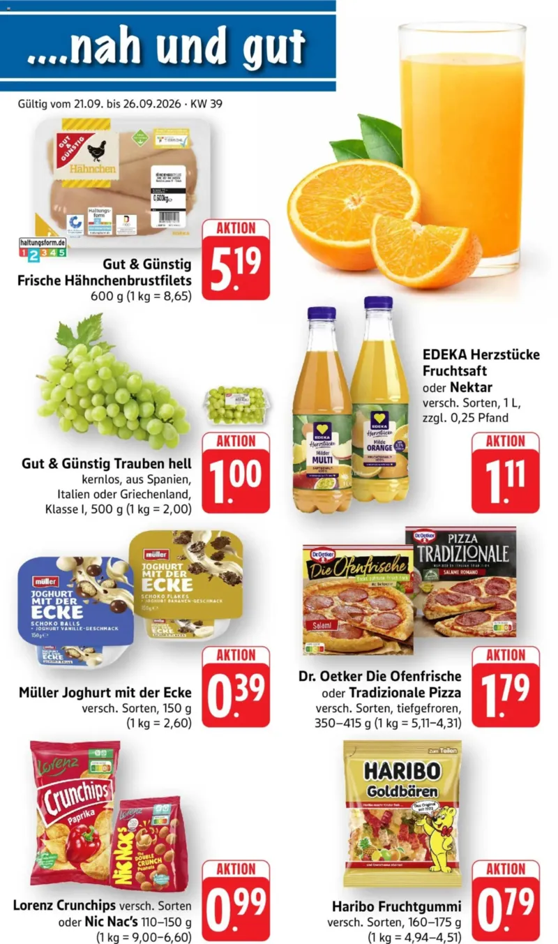 nah & gut Prospekt vom 21.09.2026, Seite 1