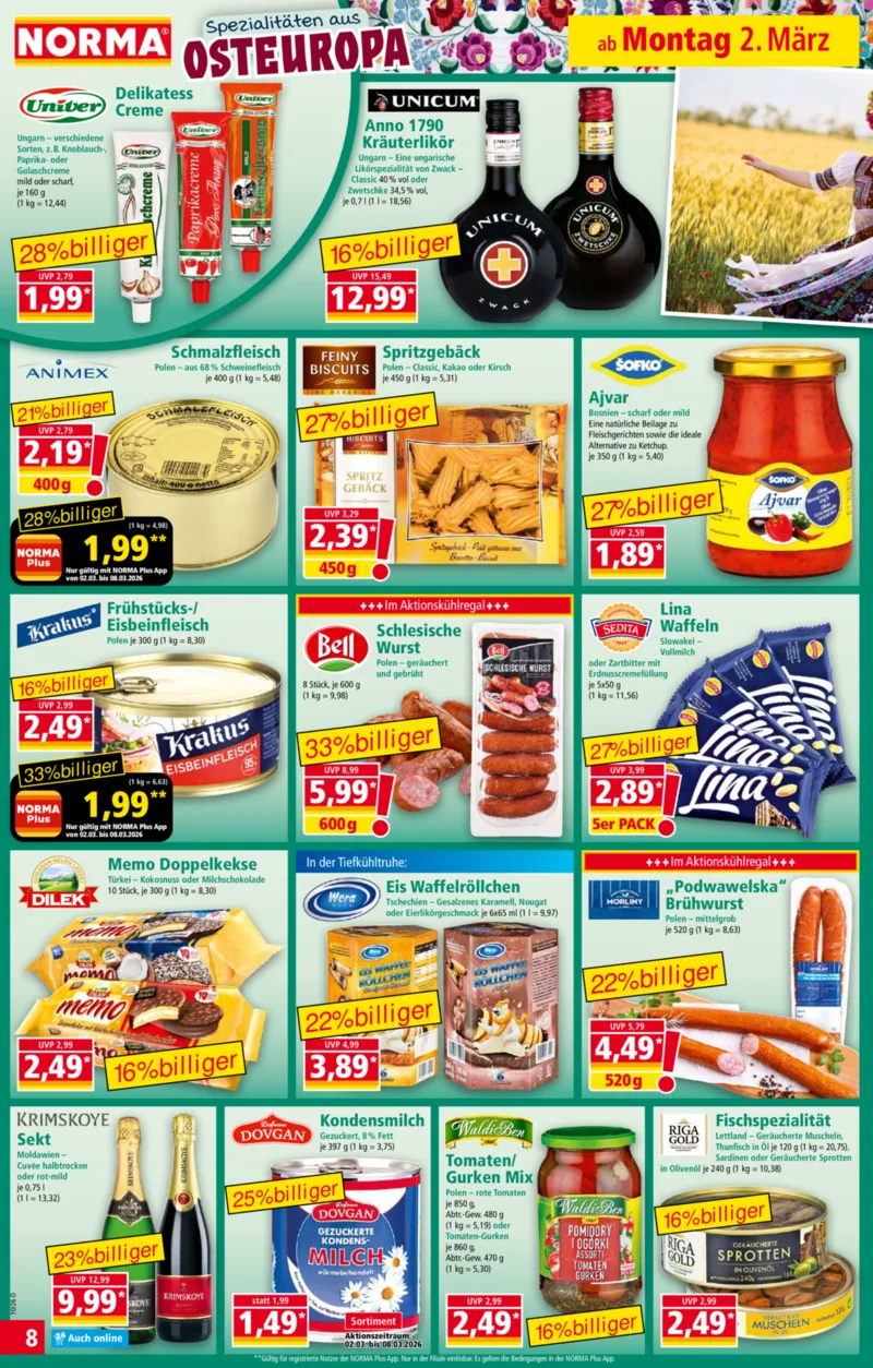 Norma Prospekt vom 02.03.2026, Seite 8