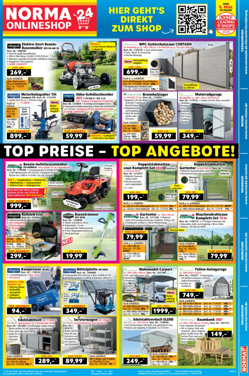 Norma Prospekt vom 24.08.2026, Seite 1