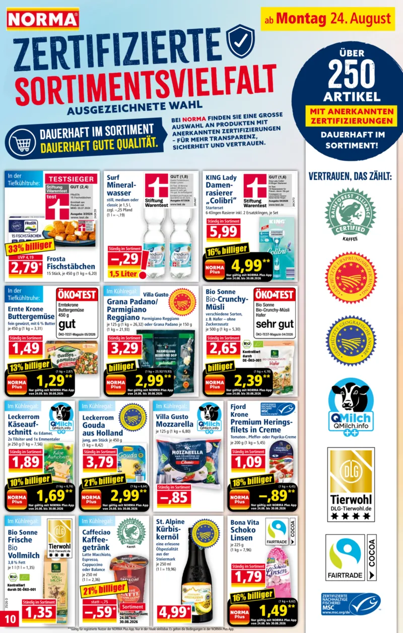 Norma Prospekt vom 24.08.2026, Seite 10