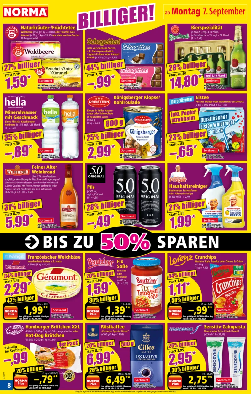 Norma Prospekt vom 07.09.2026, Seite 8